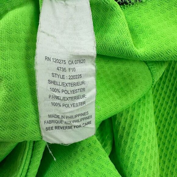 Brooks Running Women's L Equilibrium 1/4 Zip Performance Pullover Green Black - Picture 6 of 9